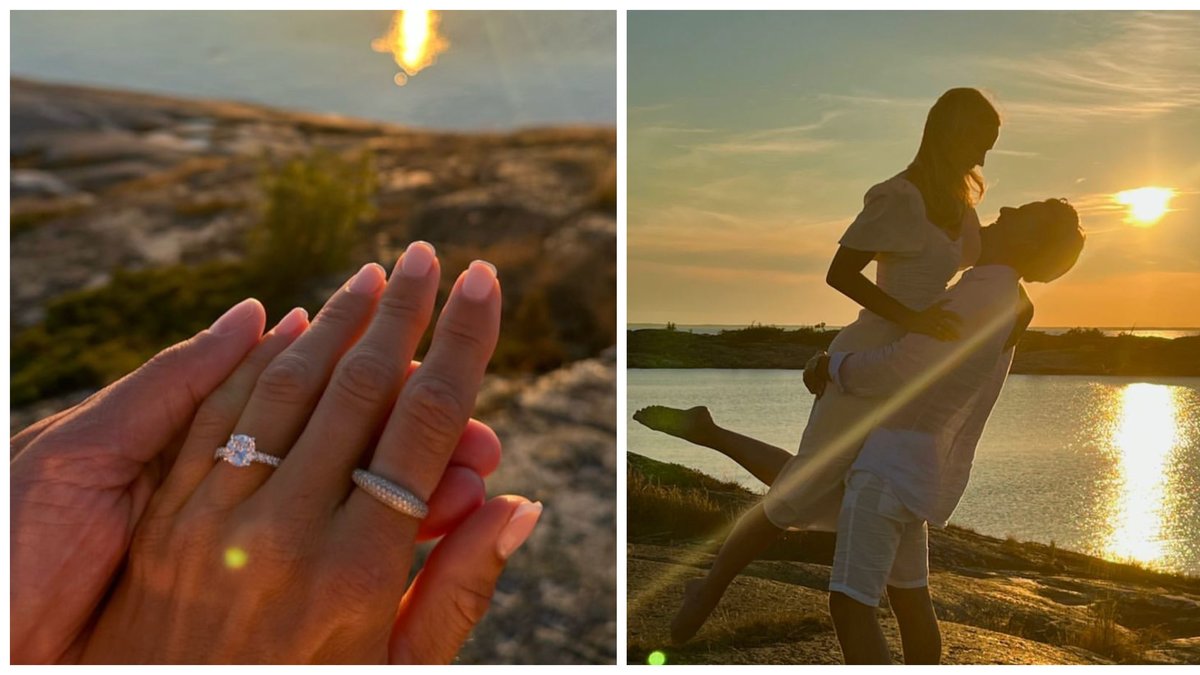 Marie Serneholt har förlovat sig – visar upp ringen på Instagram